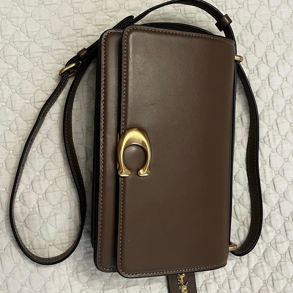 Coach Bandit in Dark Stone with Slim Card Case